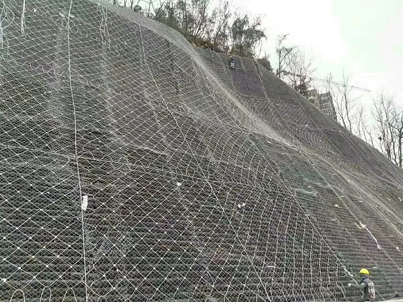 Galvanized Steel Wire Mesh For Active Slope Stabilization