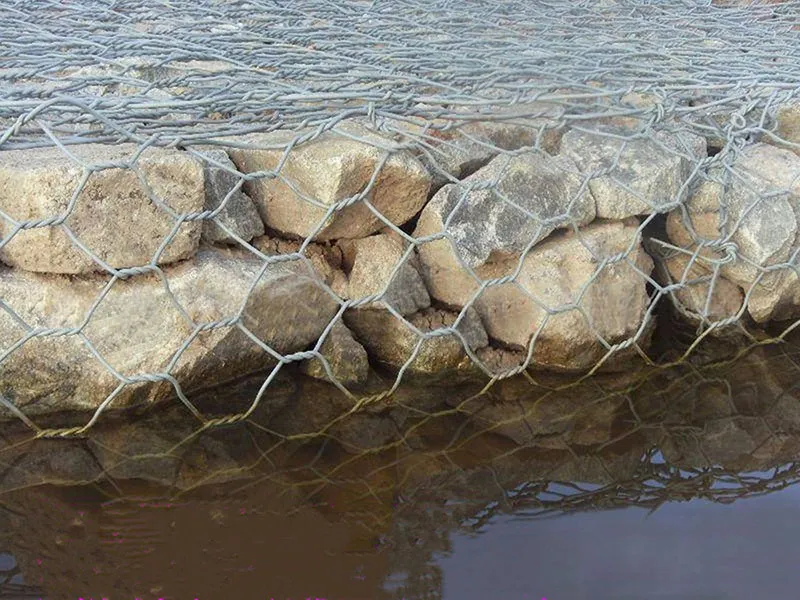 Hexagonal Gabion Mesh, 2x1x1m, 2.7mm Wire, 80x100mm Opening