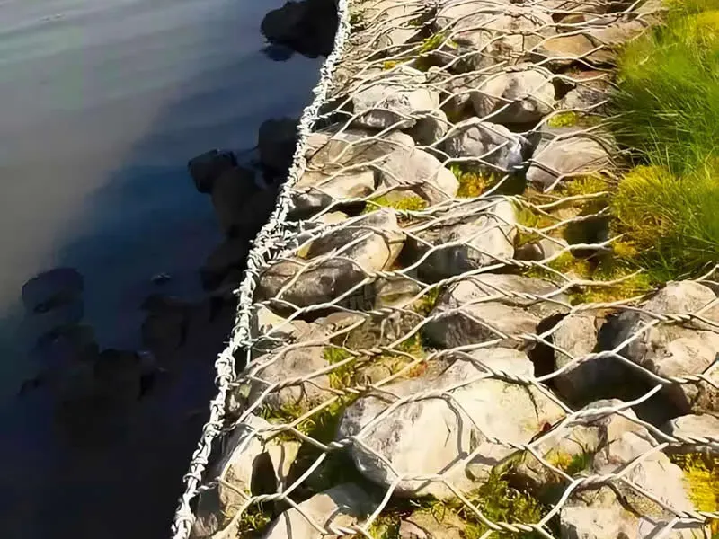 Gabion Mesh Mattress, 3x2x0.3m, for riverbank