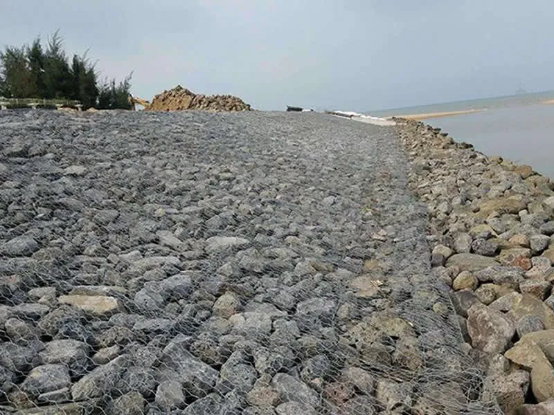 Gabion Riverbank Mattress Installation, 3x2x0.3m