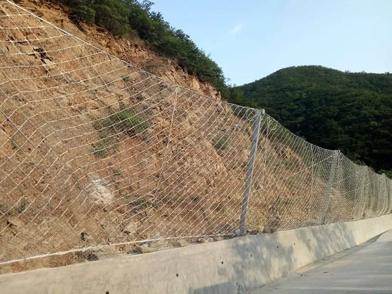 High Tensile Steel Wire Mesh For Slope Stabilization