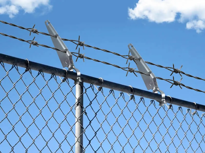 Perimeter Fence, 6 Strand Barbed Wire With Y Post