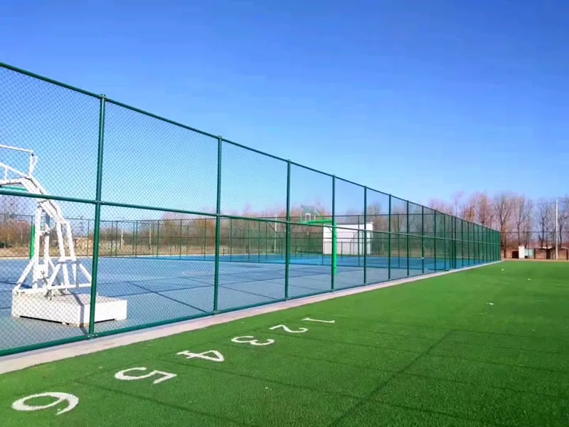 Sports Ground Perimeter Chain Link Fence For Basketball