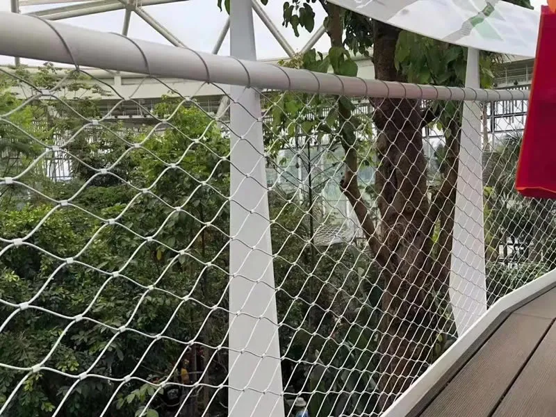 Stainless Steel Rope Mesh Balcony Infill