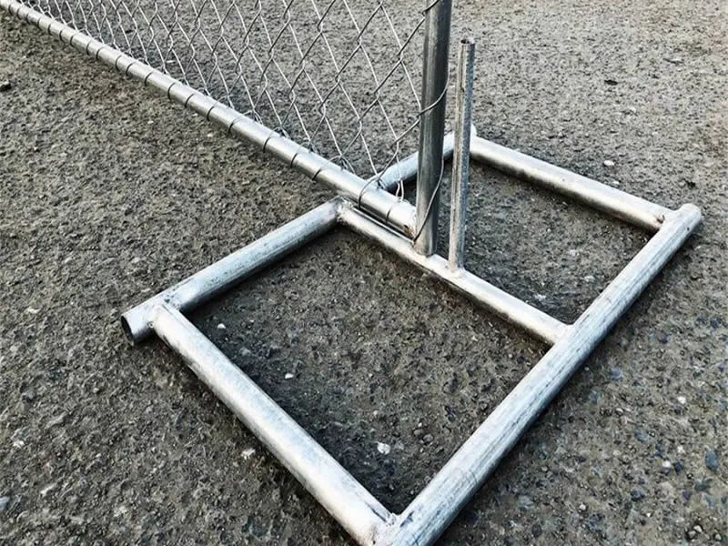 Temporary Fence Galvanized Steel Base Frame